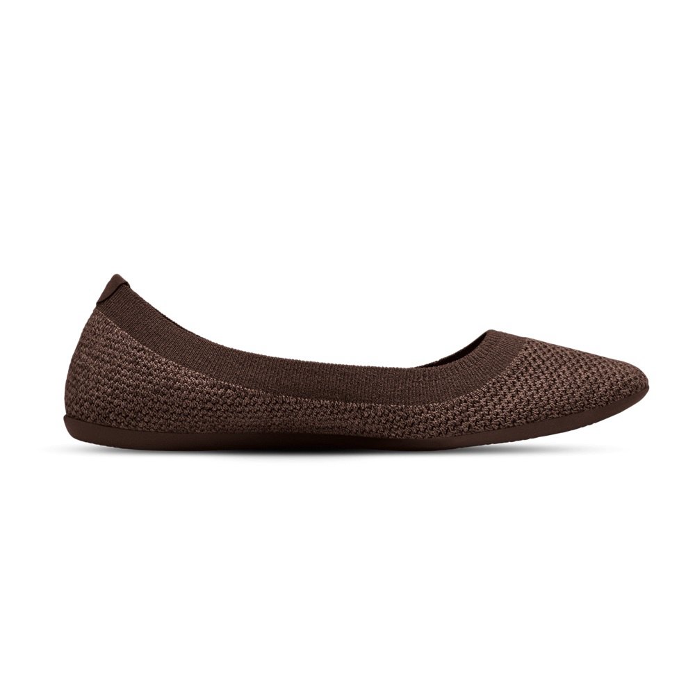 Allbirds Women\'s Flats Brown - Tree Breezers - 89674SXJN